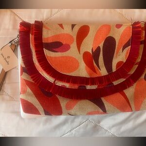 Vera Bradley Fringed Wristlet - Summer Splash